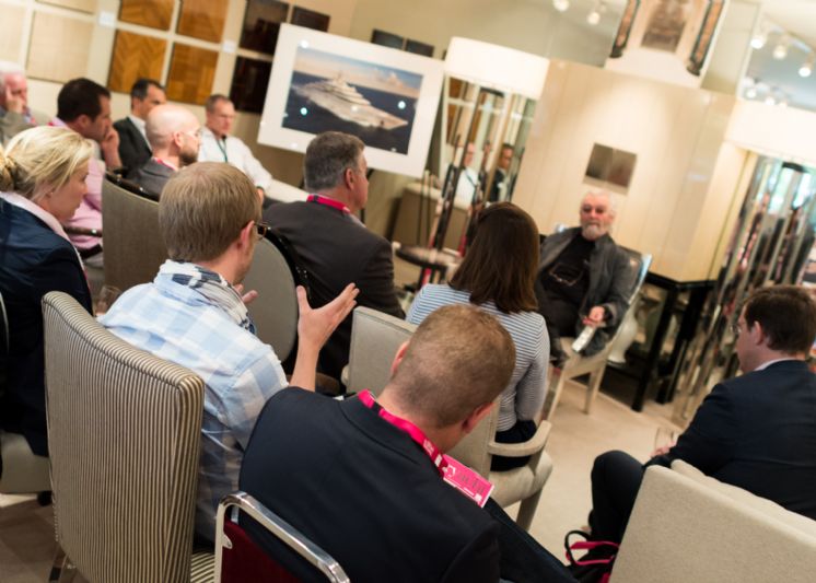 Terence Disdale at SuperyachtDESIGN Week 2015