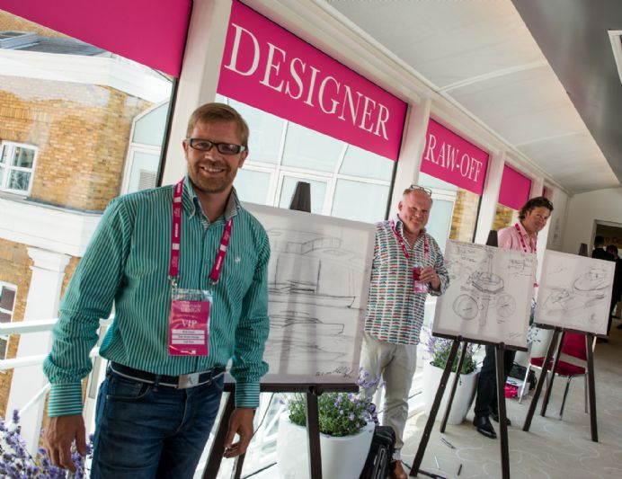 The Designer Draw Off at SuperyachtDESIGN Week featuring Greg Marshall, Rob Doyle and Steve Gresham