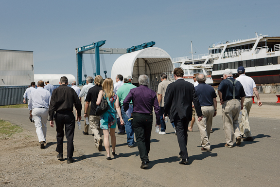 American Superyacht Forum 2010 - Shipyard Tour