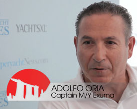 Captain Adolfo Oria, M/Y Exuma, Singapore Yacht Show - Leaders Comments