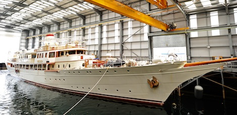 Image for article Pendennis Plus refitting 71m Dona Amélia