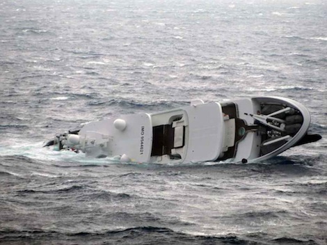 Image for article Superyacht 'Yogi' sinks off coast of Skyros, Greece