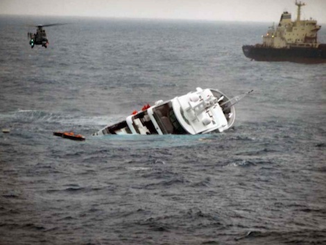 Image for article Superyacht 'Yogi' sinks off coast of Skyros, Greece