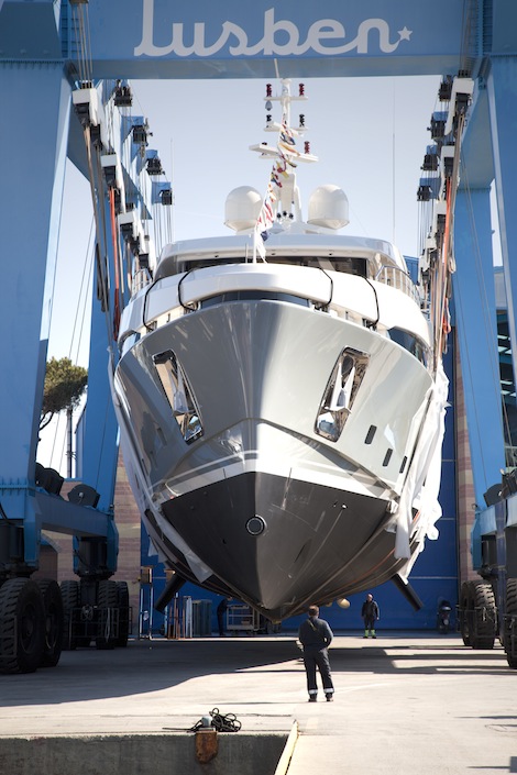 Image for article 45m superyacht 'Aslec 4' launched