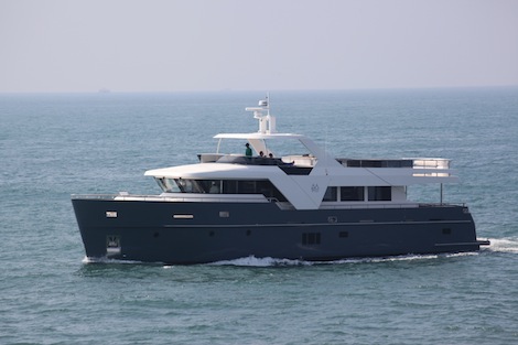 Image for article Monte Fino 85 ecHo completes sea trials