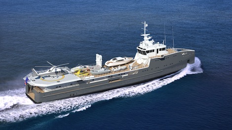 Image for article Amels confirms sale of second 67m Sea Axe Fast Yacht Support Vessel