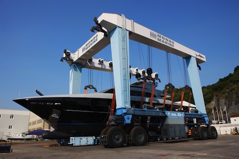 Image for article Mondomarine launch 41m M/Y 'Nameless'