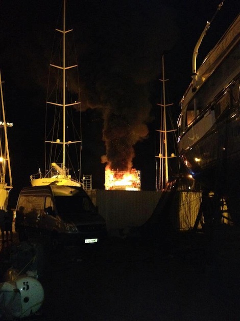 Image for article Fire breaks out at STP Palma