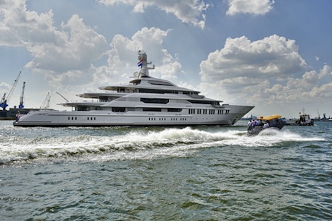 Image for article Oceanco makes first launch of the year with 'Y710'