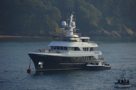 Image for article Spotted: 'CaryAli' in Devonshire waters