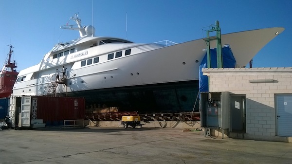 Image for article Refit activity increases in Port Denia, Spain