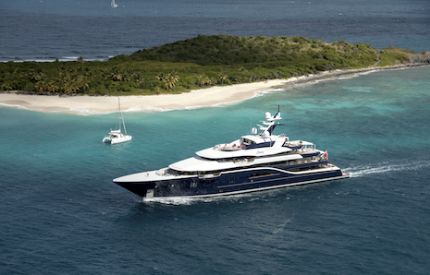 Image forAward-Winning Motoryacht Solandge Prepares for Her 2014-2015 Caribbean Charter Season