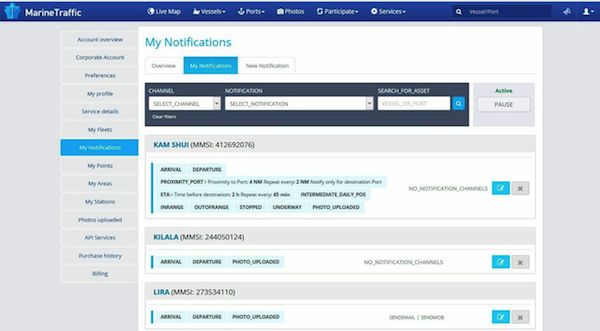 Image for article MarineTraffic updates AIS software