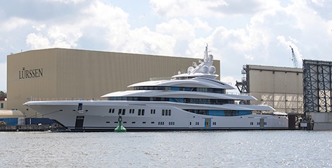 Image for article Lurssen completes 91m 'Orchid'