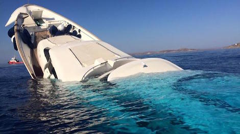 Image for article Superyacht sinks off Mykonos